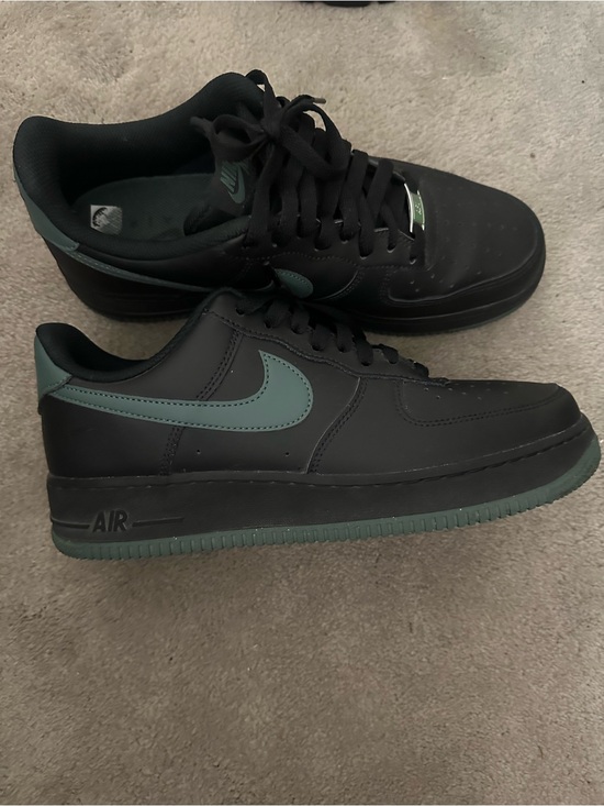 Nike Other - Nike Air Force 1 Low - Black with Teal Accents